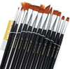 Variety Style Short Rod Oil Acrylic Brush
